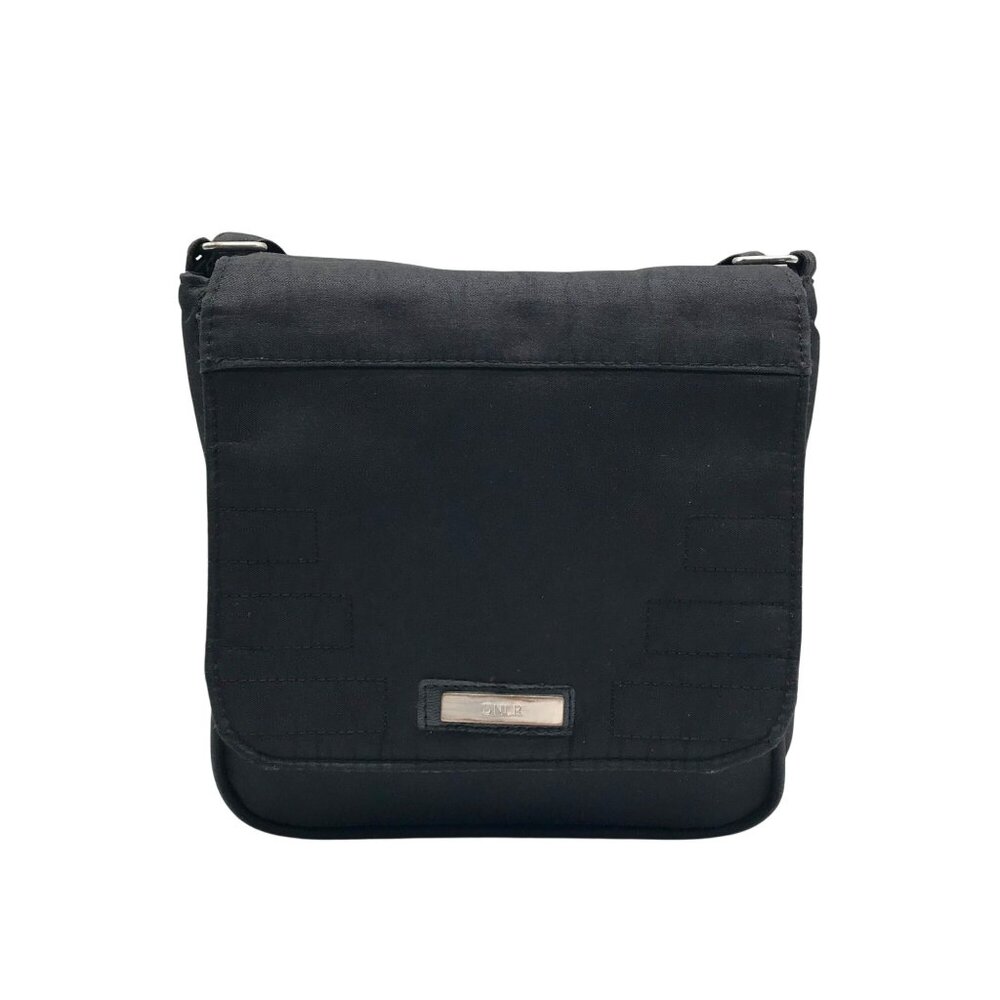 DNLR Black Flap Crossbody